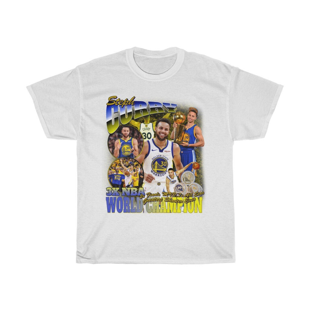Unique 3X NBA World Champion Greatest Shooten Ever Steph Curry T