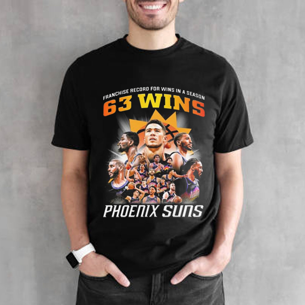 63 Wins Phoenix Suns Franchise Record For Wins In A Season Basketball Unisex T-Shirt