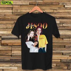 80’s Vintage Design Jisoo Black Pink Unisex T-Shirt