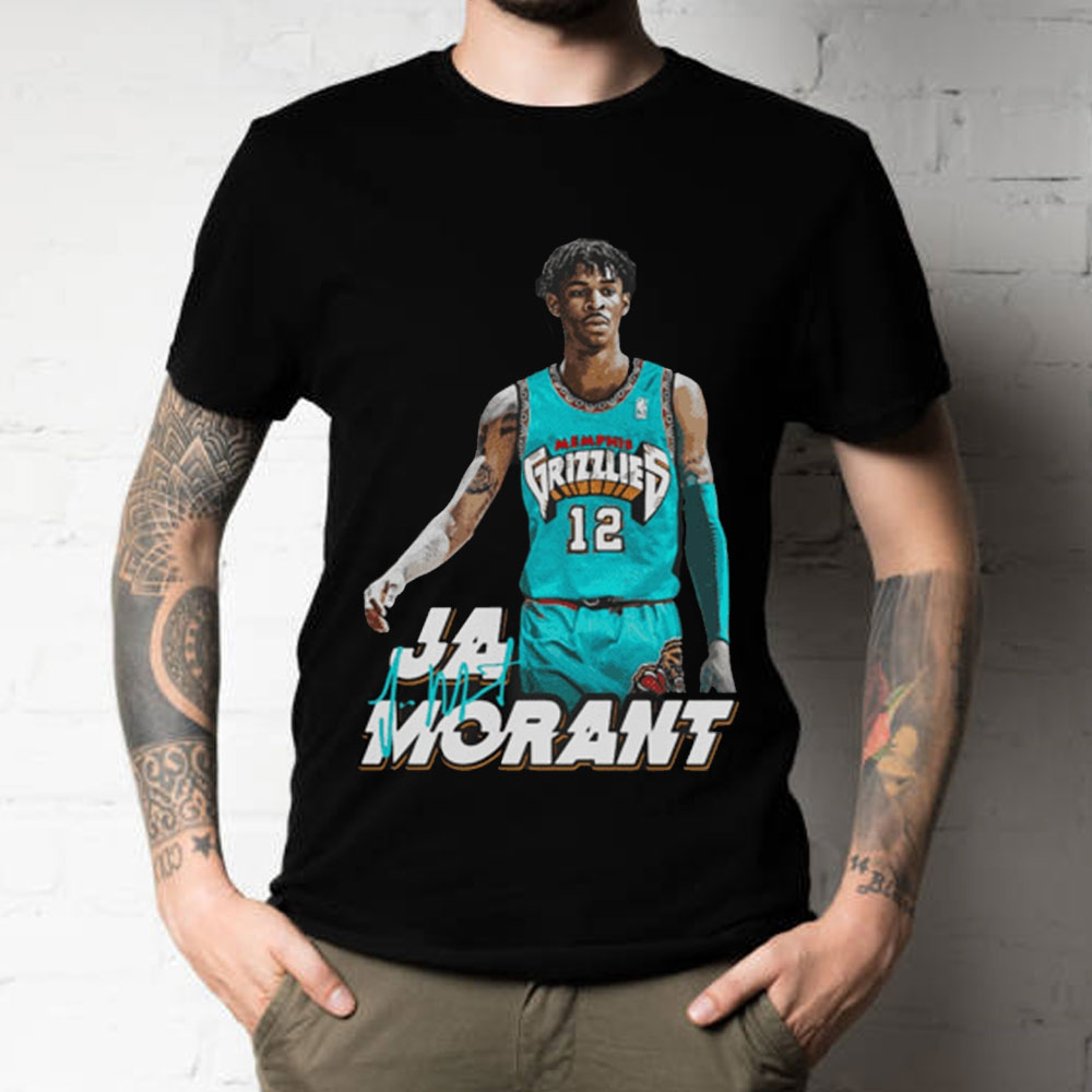Vintage Ja Morant Shirt Memphiss Basketball Oversized Tshirt