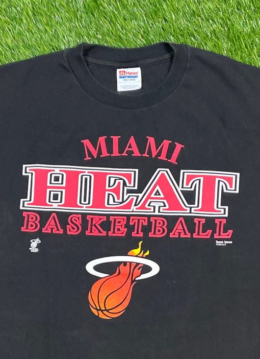 90’s Old Vintage Miami Heat Basketball Florida Dwyane Wade Shaq Lebron James 1990s