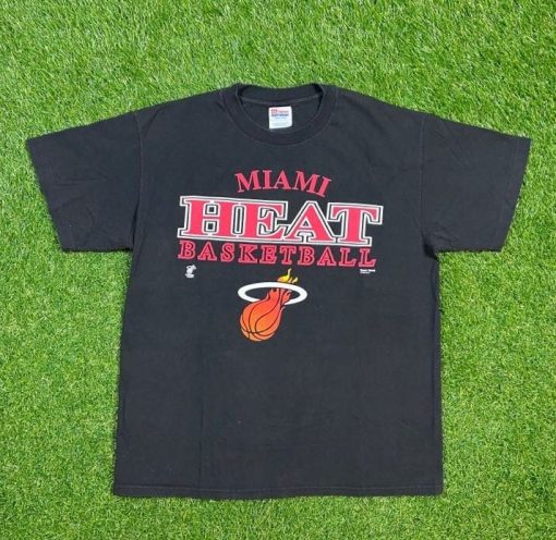 90’s Old Vintage Miami Heat Basketball Florida Dwyane Wade Shaq Lebron James 1990s