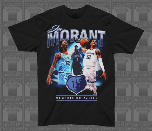 90s Retro Style Ja Morant memphis Grizzlies Basketball unisex T-Shirt