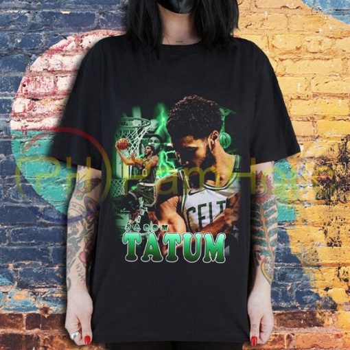 90s Retro Vintage Jayson Tatum Boston Celtics Basketball Unisex T-Shirt