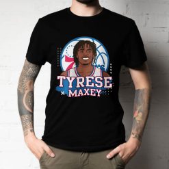 90s Style Vintage Tyrese Maxey Philadelphia Basketball Unisex T-Shirt