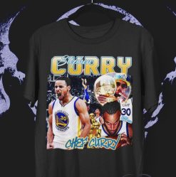 90’s Vintage Design Steph Curry Basketball Player Unisex T-Shirt