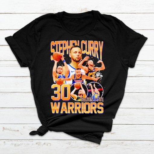 90’s Vintage Design Stephen Curry Signature Golden State Warriors Unisex T-Shirt