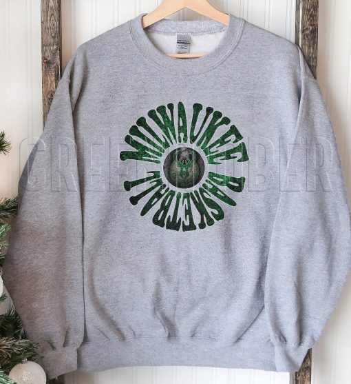 90s Vintage Milwaukee Bucks Basketball Unisex Sweatshirt