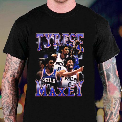 90’s Vintage Tyrese Maxey Philadelphia 76ers Basketball Unisex T-Shirt