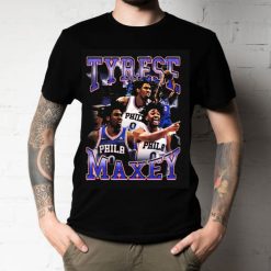 90’s Vintage Tyrese Maxey Philadelphia 76ers Basketball Unisex T-Shirt