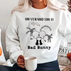 New Song Sad Heart Un Verano Sin Ti The Rapper Bad Bunny Sweatshirt