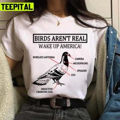 Birds Aren’t Real Wake Up America Unisex T-Shirt