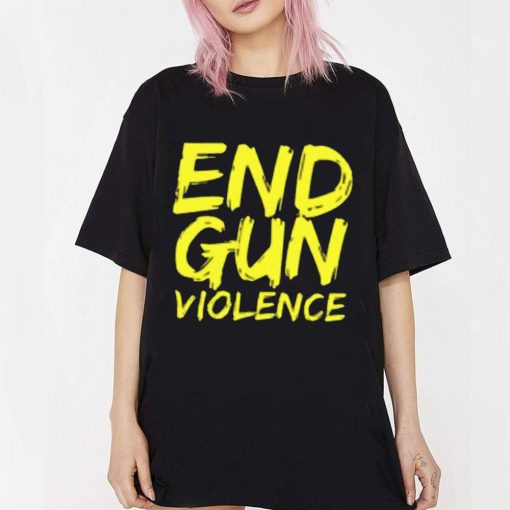 End Gun Violence Yellow Style Unisex T-Shirt