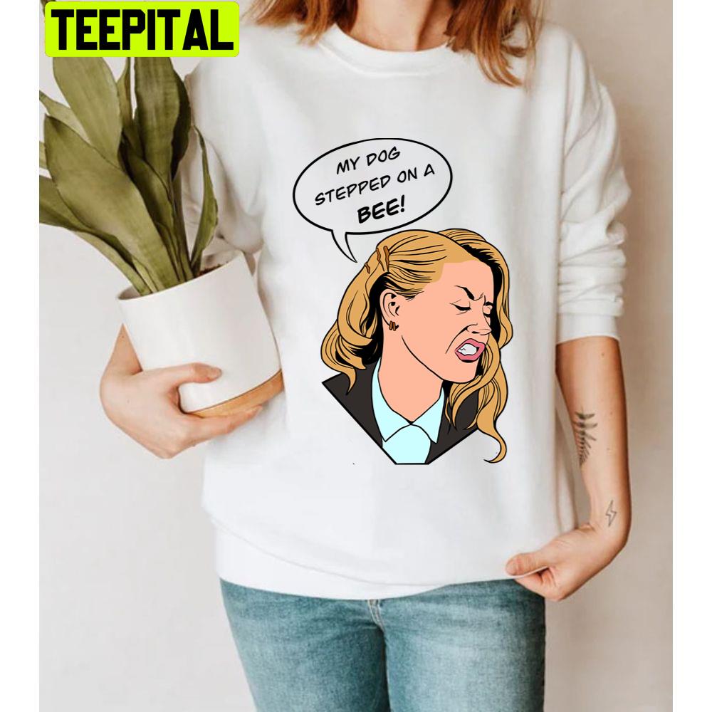 My Dog Stepped On A Bee Amber Heard Said Justice For Johnny Depp Unisex  T-Shirt – Teepital – Everyday New Aesthetic Designs