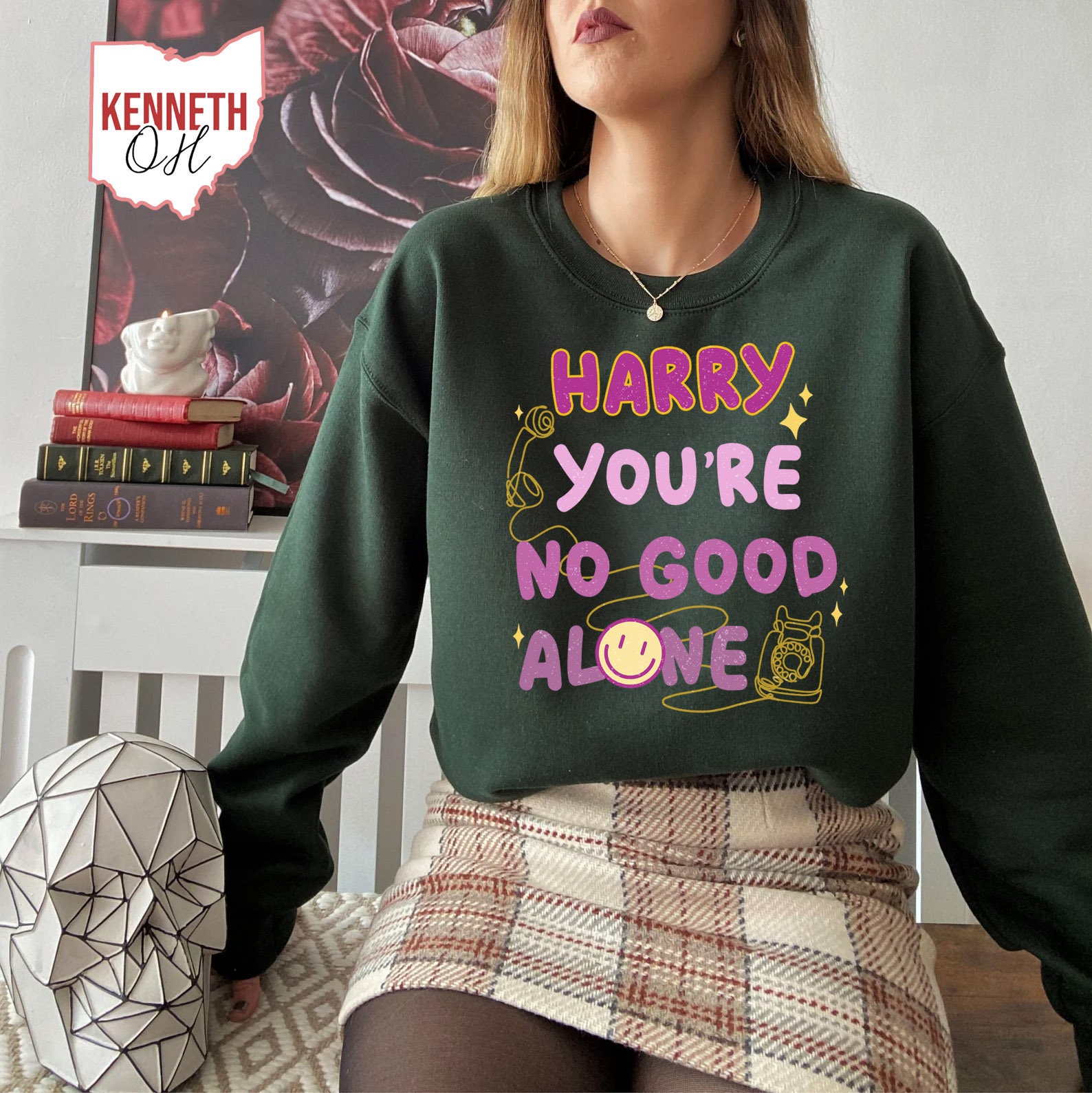 Colors Funny Retro Harry You're No Good Alone Harry Styles New Album Unisex T-Shirt