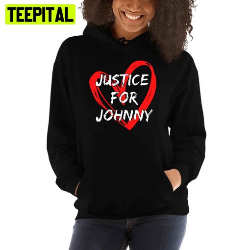 Red Heart Justice For Johnny Depp Unisex T-Shirt