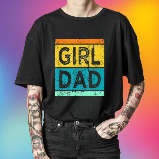 Vintage Girl Dad Unisex T-Shirt