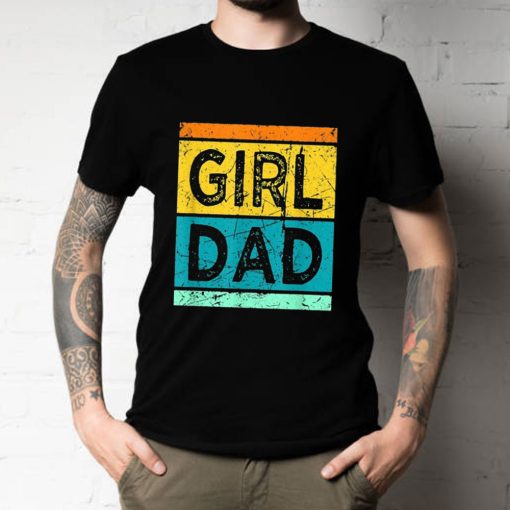 Vintage Girl Dad Unisex T-Shirt