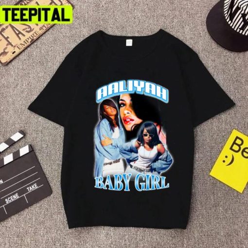 Aaliyah Baby Girl Rap Vintage Design Unisex T-Shirt