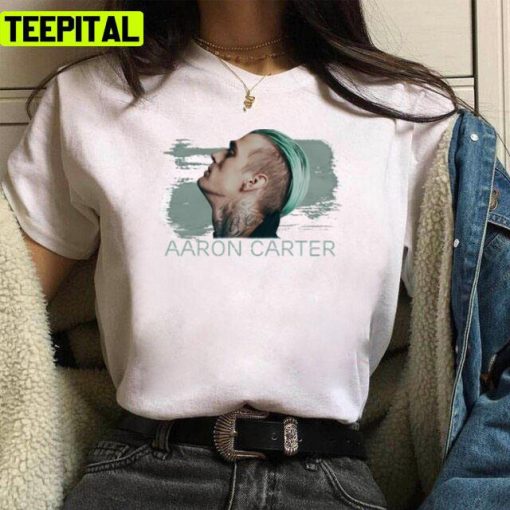 Aaron Carter Retro Portrait Rap Design Unisex T-Shirt