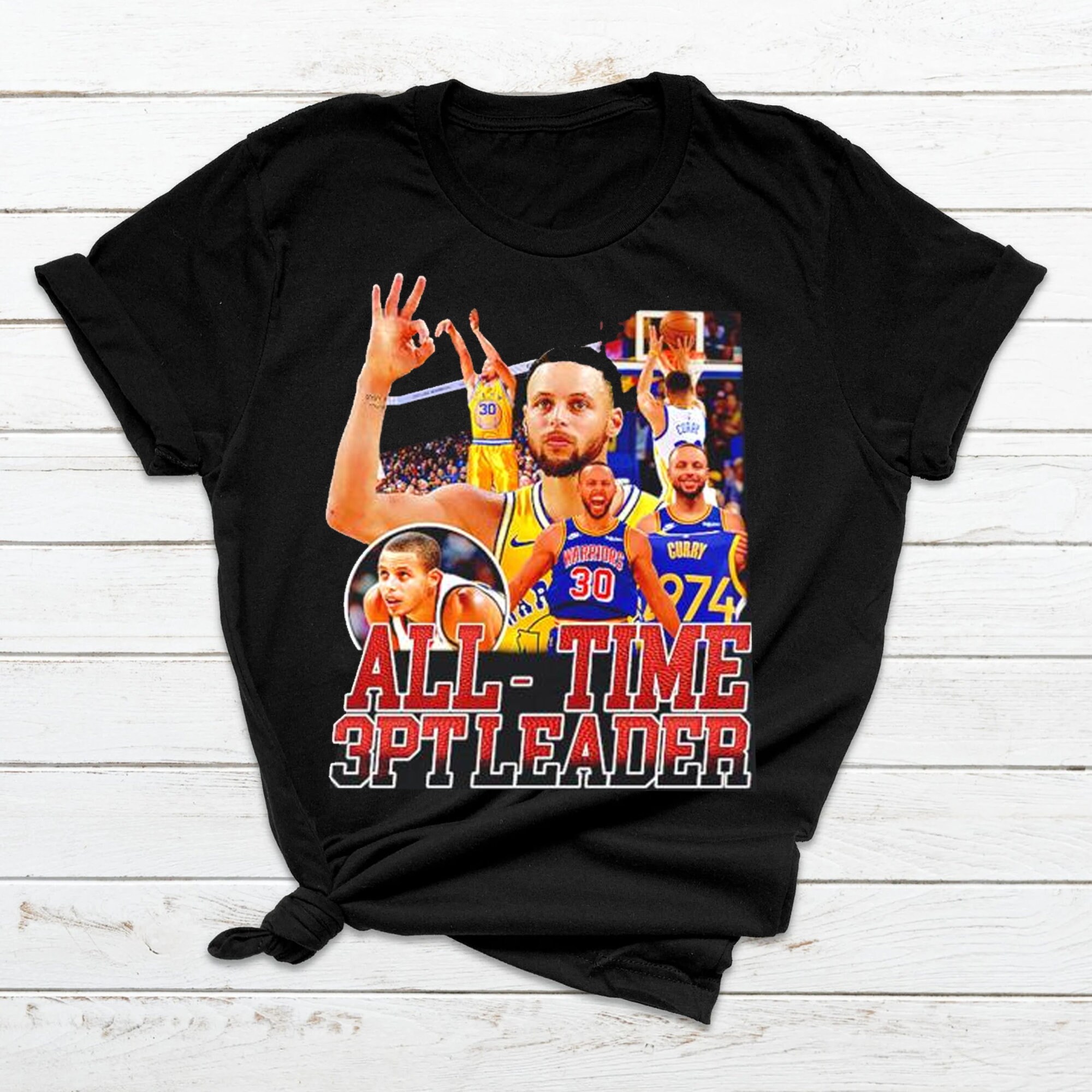 All Time 3pt Leader Stephen Curry Basketball Unsiex T-Shirt – Teepital ...