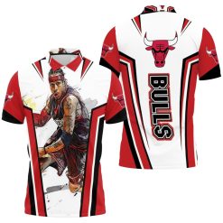 Allen Iverson Chicago Bulls Nba Polo Shirt All Over Print Shirt 3d T-shirt