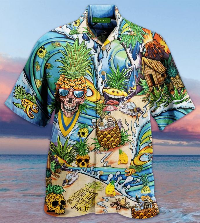 Amazing Skull Pineapple Hawaiian Shirt HA33