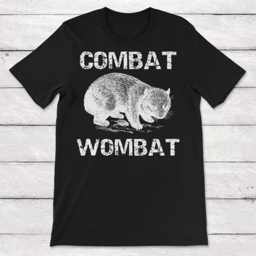 Animal Combat Wombat Funny Wombat Gift Unisex T-Shirt