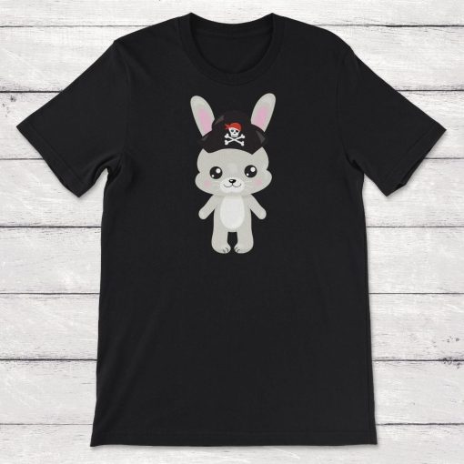 Animal Pirate Bunny Themed Birthday Unisex T-Shirt