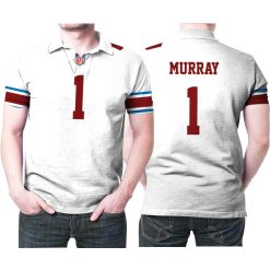 Arizona Cardinals Kyler Murray #1 Great Player Nfl Legacy Vintage White 3d Designed Allover Gift For Arizona Fans Polo Shirt