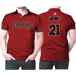 Arizona Diamondbacks Zack Greinke 21 Legend Majestic Sedona Red Black 2019 Jersey Style Gift For Arizona Fans Polo Shirt