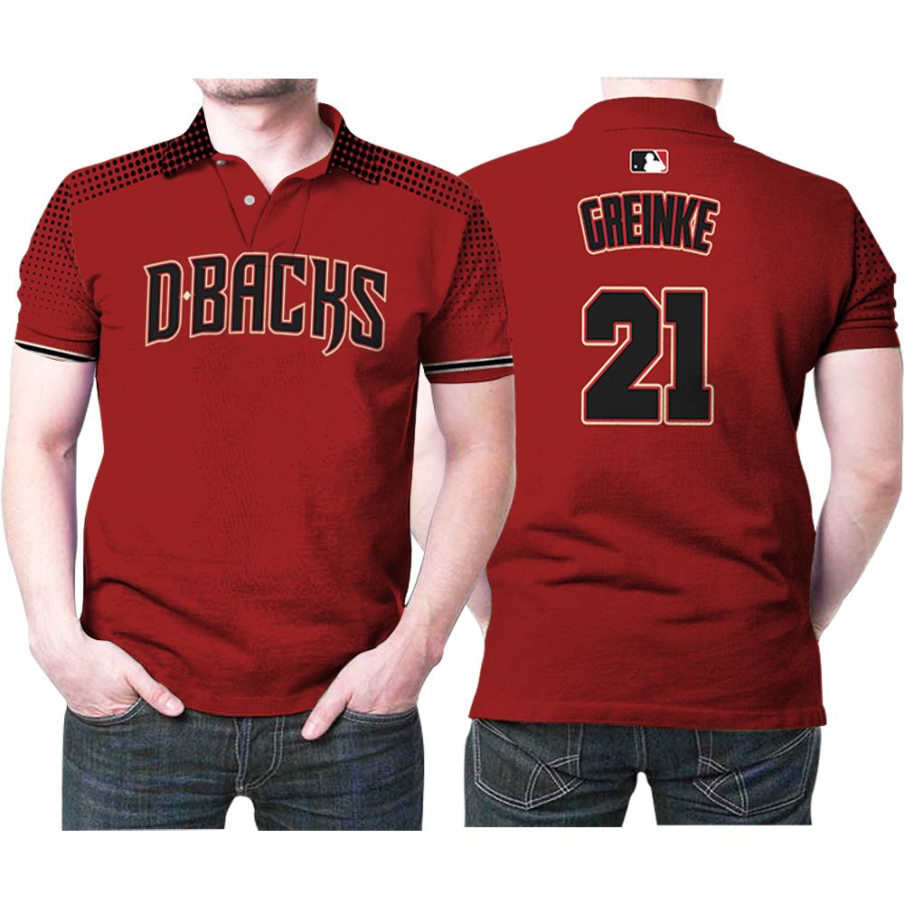 Arizona Diamondbacks Zack Greinke 21 Legend Majestic Sedona Red Black 2019  Jersey Style Gift For Arizona Fans Polo Shirt – Teepital – Everyday New  Aesthetic Designs