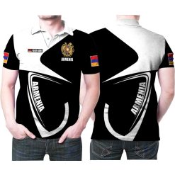 Armenia Country In Asia Logo Personalized Custom Name Gift For Someone From Armenia Lovers Polo Shirt All Over Print Shirt 3d T-shirt