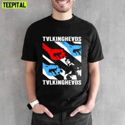 Art Red And Blue The Talking Heads Unisex T-Shirt