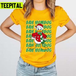 Bah Humbug Christmas Donald Duck Disney Cartoon Unisex T-Shirt