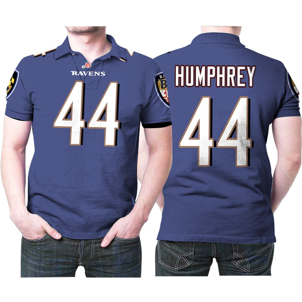 Baltimore Ravens Marlon Humphrey #44 Great Player Nfl Custom Game Purple 3d  Designed Allover Gift For Baltimore Fans Polo Shirt – Teepital – Everyday  New Aesthetic Designs