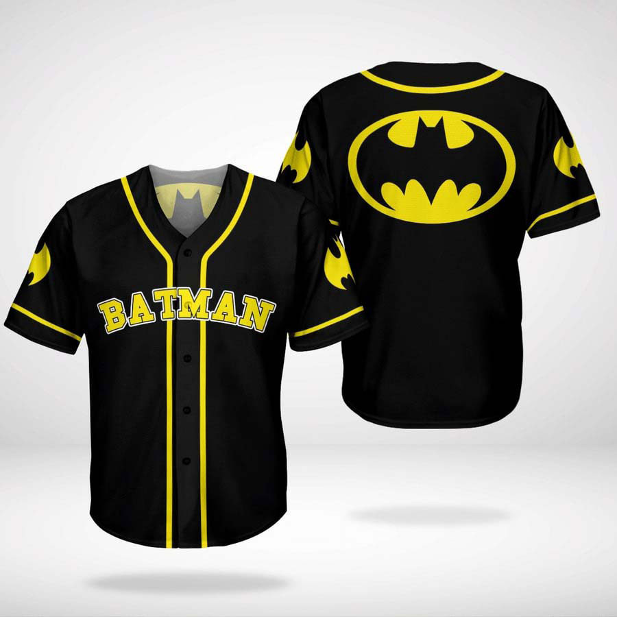 Batman Dark Knight Baseball Jersey Shirt – Copy