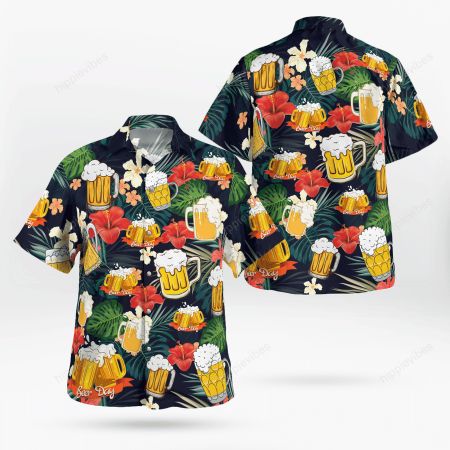 Beer Day Tropical Hawaiian Shirt HA33