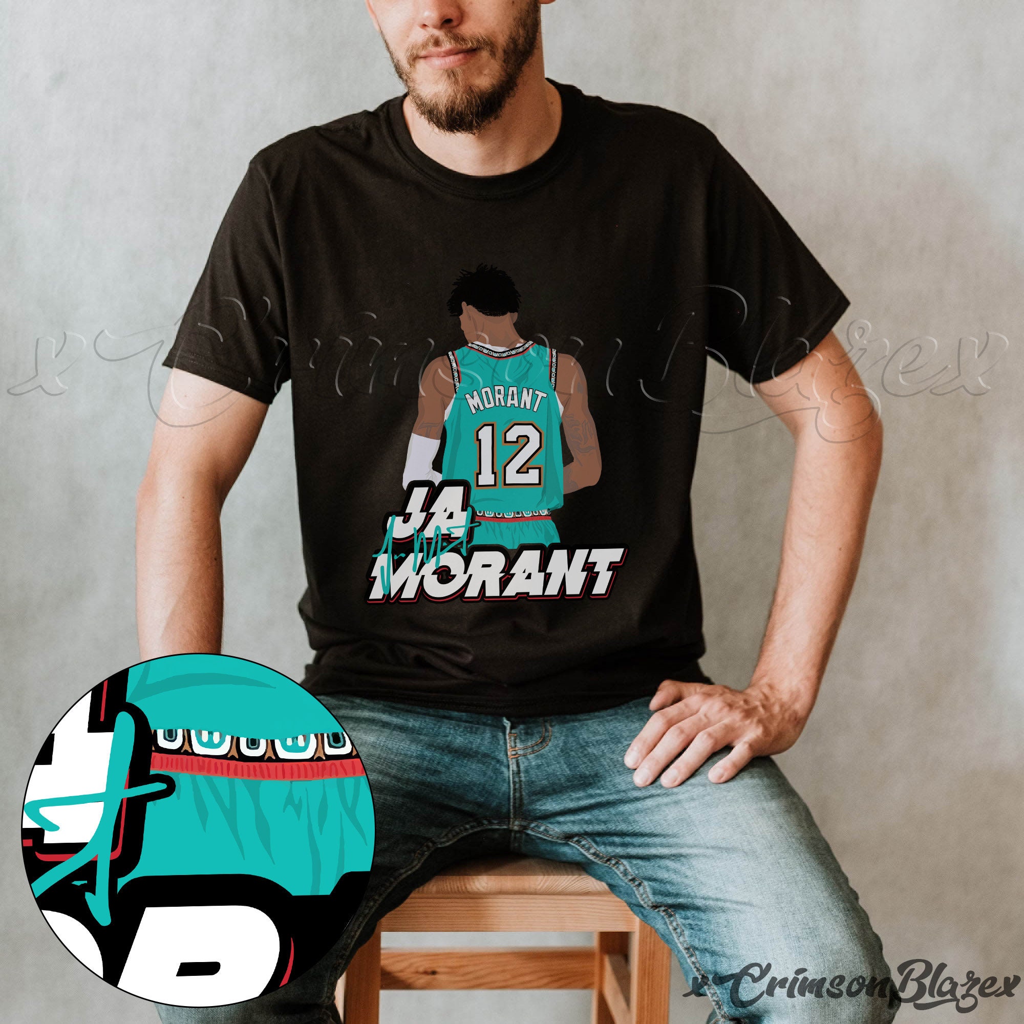 Behind 12 Ja Morant Memphis Grizzlies Basketball Unisex T-Shirt