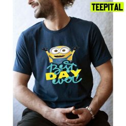 Best Day Ever Funny Smile Minion Unisex T-Shirt