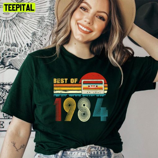 Best Of 1984 Retro Cassette Tape Vintage Unisex T-Shirt