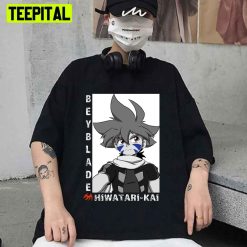 Black And White Beyblade Hiwatari-Kai Unisex T-Shirt