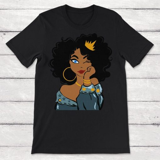 Black Queen Black Girl Magic Black Woman Unisex T-Shirt