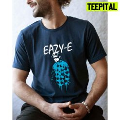 Blue Style Eazy-E Graffiti Rapper Unisex T-Shirt