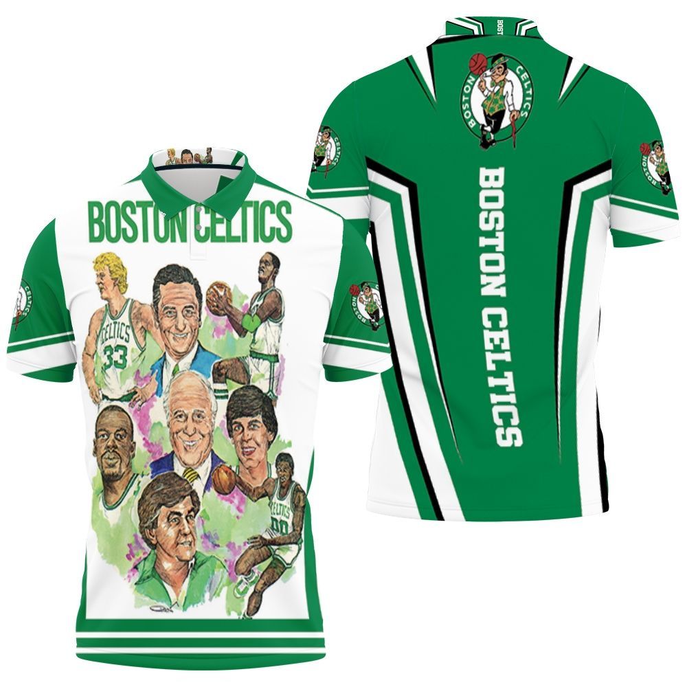 Boston Celtics 1982 Seasons Polo Shirt All Over Print Shirt 3d T-shirt