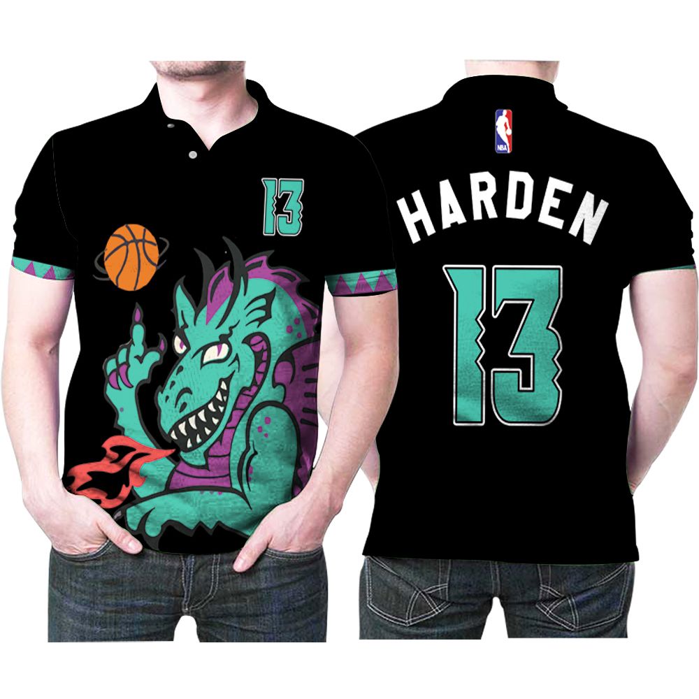 Brooklyn Nets James Harden #13 Nba Basketball Team Logo New Arrival Black 2020 3d Designed Allover Gift For Nets Fans Polo Shirt