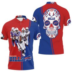 Buffalo Bills 2020 Afc East Division Champions Poco Loco Skull Polo Shirt All Over Print Shirt 3d T-shirt
