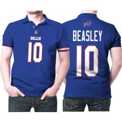 Buffalo Bills Cole Beasley #10 Nfl Legend Player American Football Game Royal 3d Designed Allover Gift For Bills Fans Polo Shirt