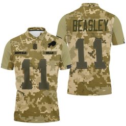 Buffalo Bills Cole Beasley #11 Great Player Nfl American Football Team Logo Camouflage 3d Designed Allover Gift For Bills Fans Polo Shirt