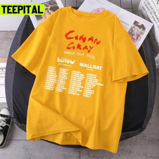 Bulow Mallrat World Tour 2022 Conan Gray Unisex T-Shirt